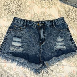 SHEIN High Wasited Jean shorts size XL/12